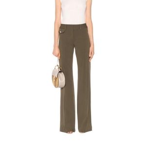 Veronica Beard Green Grove High Waisted Trousers